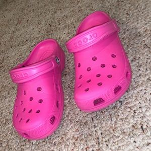 Hot Pink Crocs